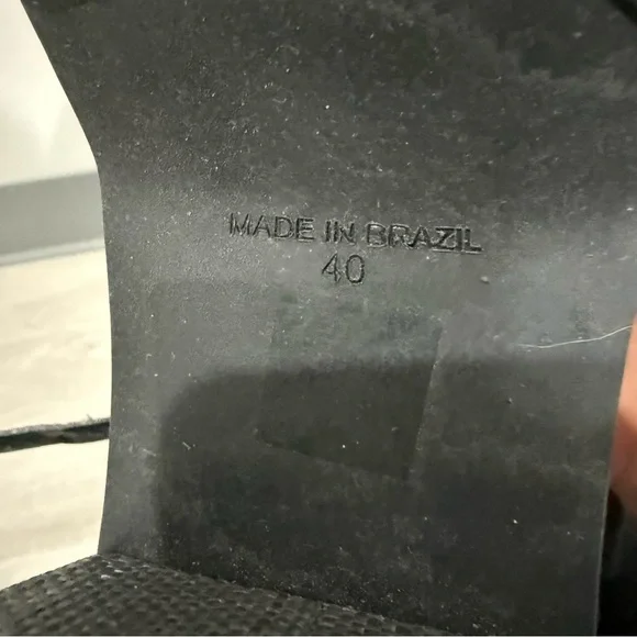 Cult Gaia Sandals Azariah Platform in Raffia Black - Picture 7 of 9